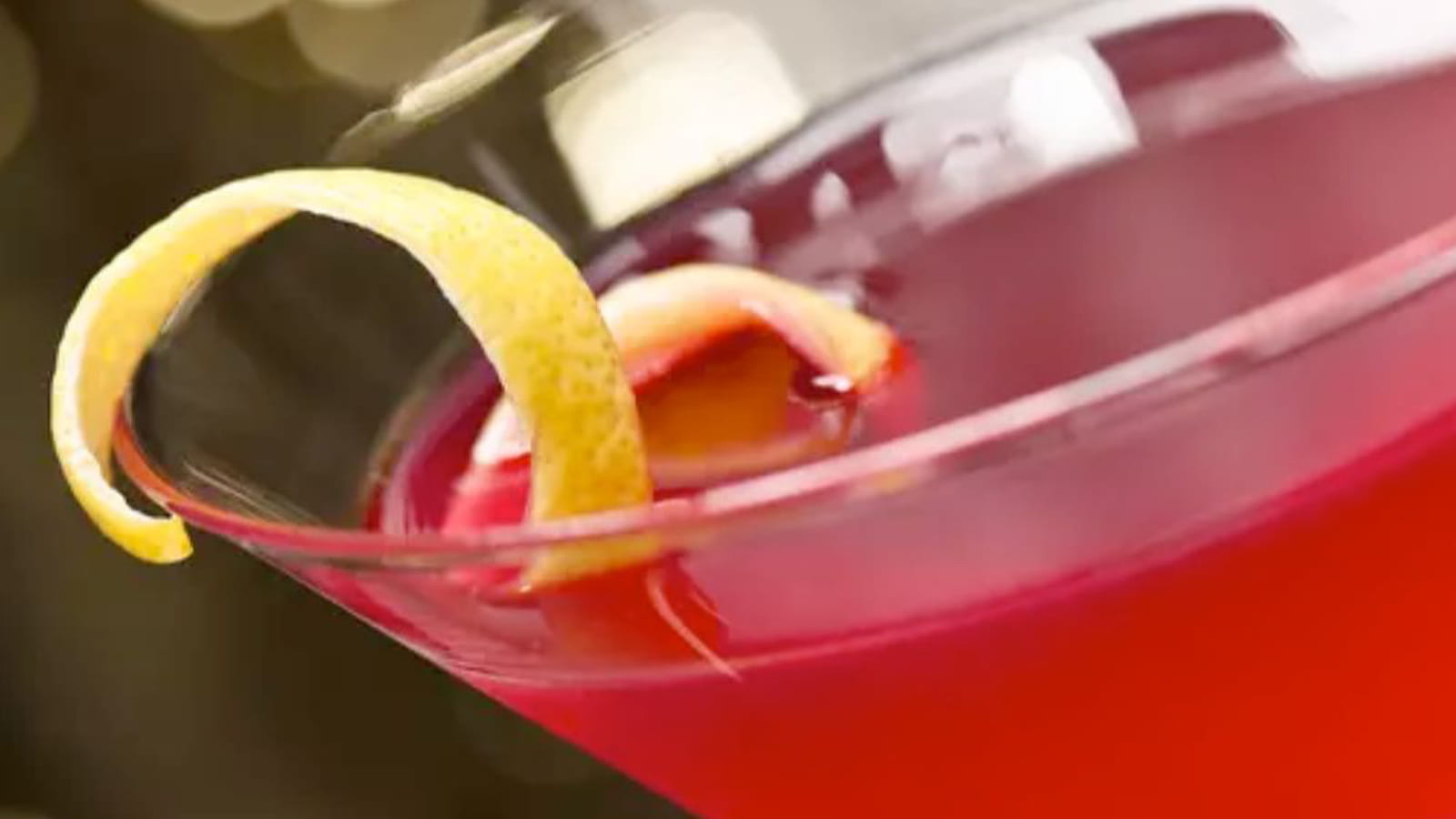 Cosmopolitan cocktail