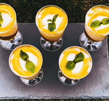 Pudding de tapioca noix de coco mangue : Etape 3
