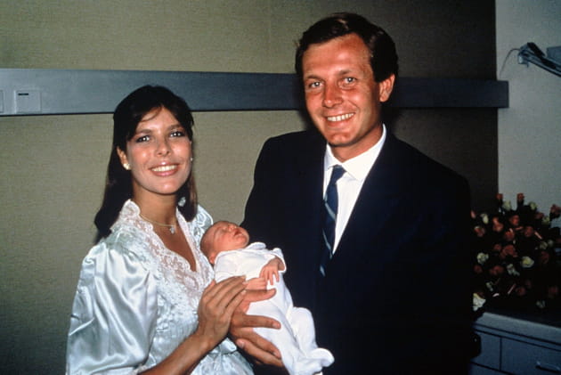 Caroline de Monaco et Stefano Casiraghi accueille leur deuxième enfant en 1986, Charlotte Casiraghi