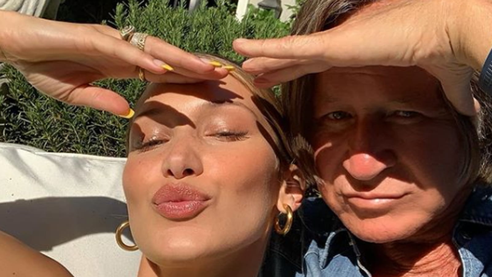 Bella Hadid et Mohamed Hadid