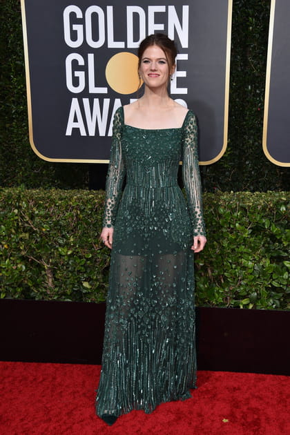 Rose Leslie en robe Elie Saab