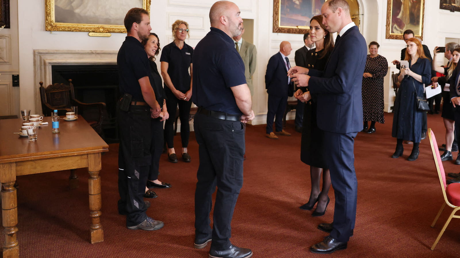 Kate Middleton et le prince William à Windsor