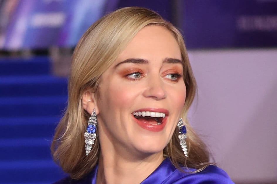 Les yeux orang&eacute;s d'Emily Blunt