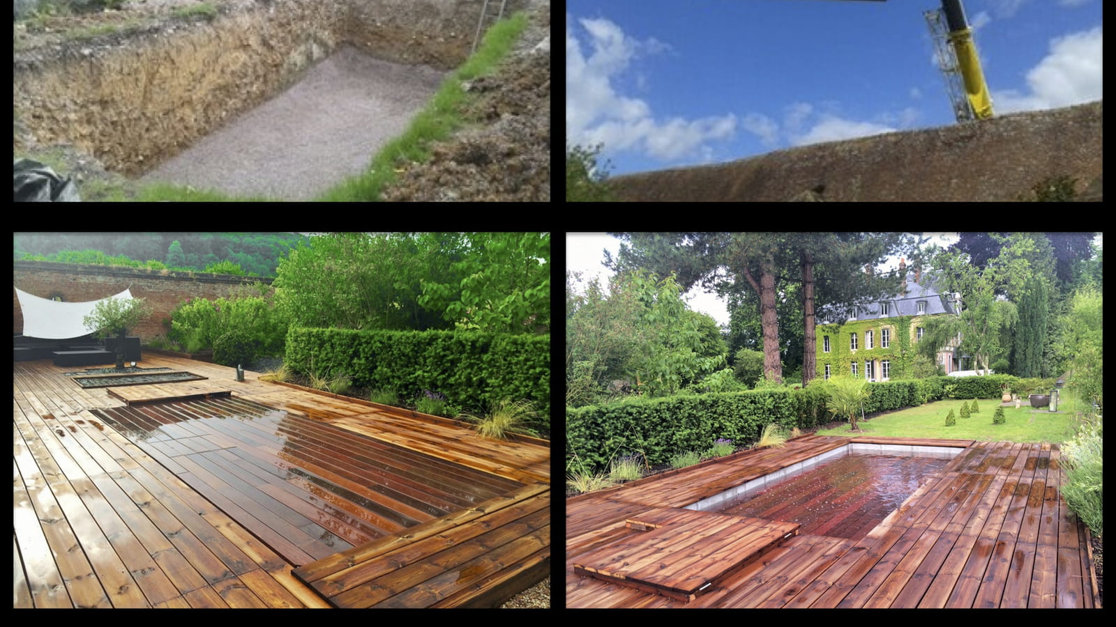 Piscine en un bloc 