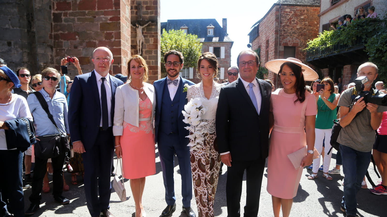 Les mariés et leurs parents