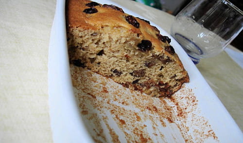 Gâteau de régime aux raisins secs