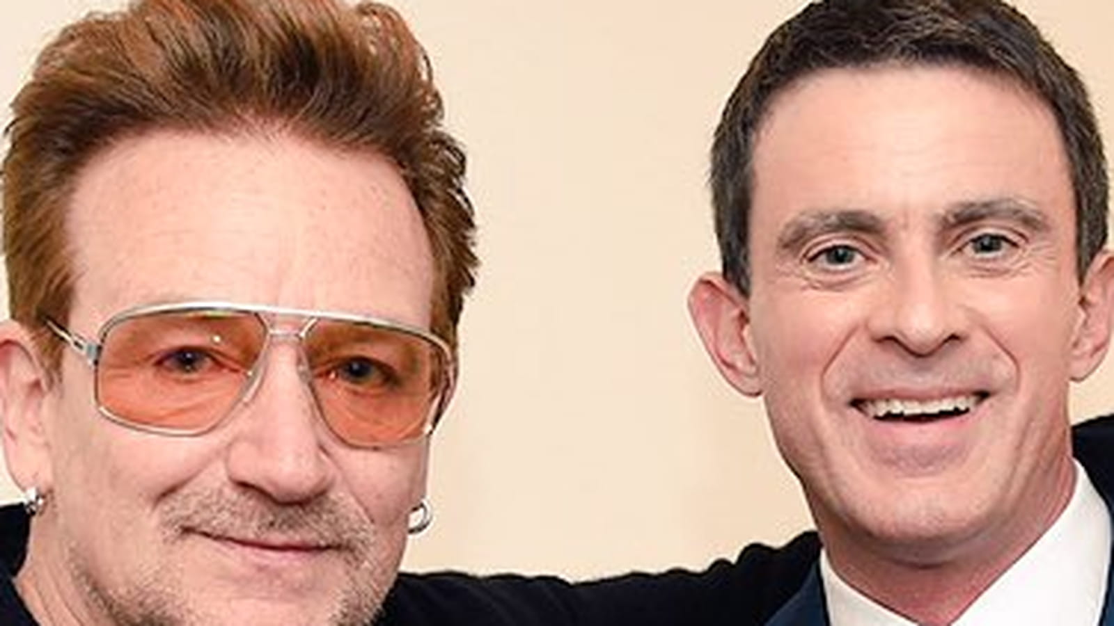 Manuel Valls et Bono