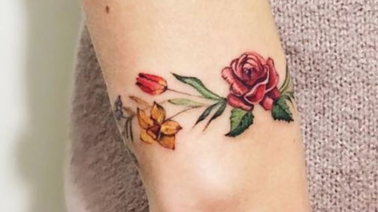 Les fleurs colorées