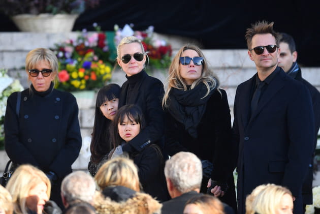 Joy Hallyday en 2017&nbsp;&agrave; la Madeleine, avec Laura et David