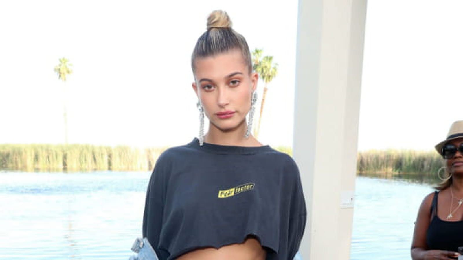 Hailey Bieber le 16 avril 2017