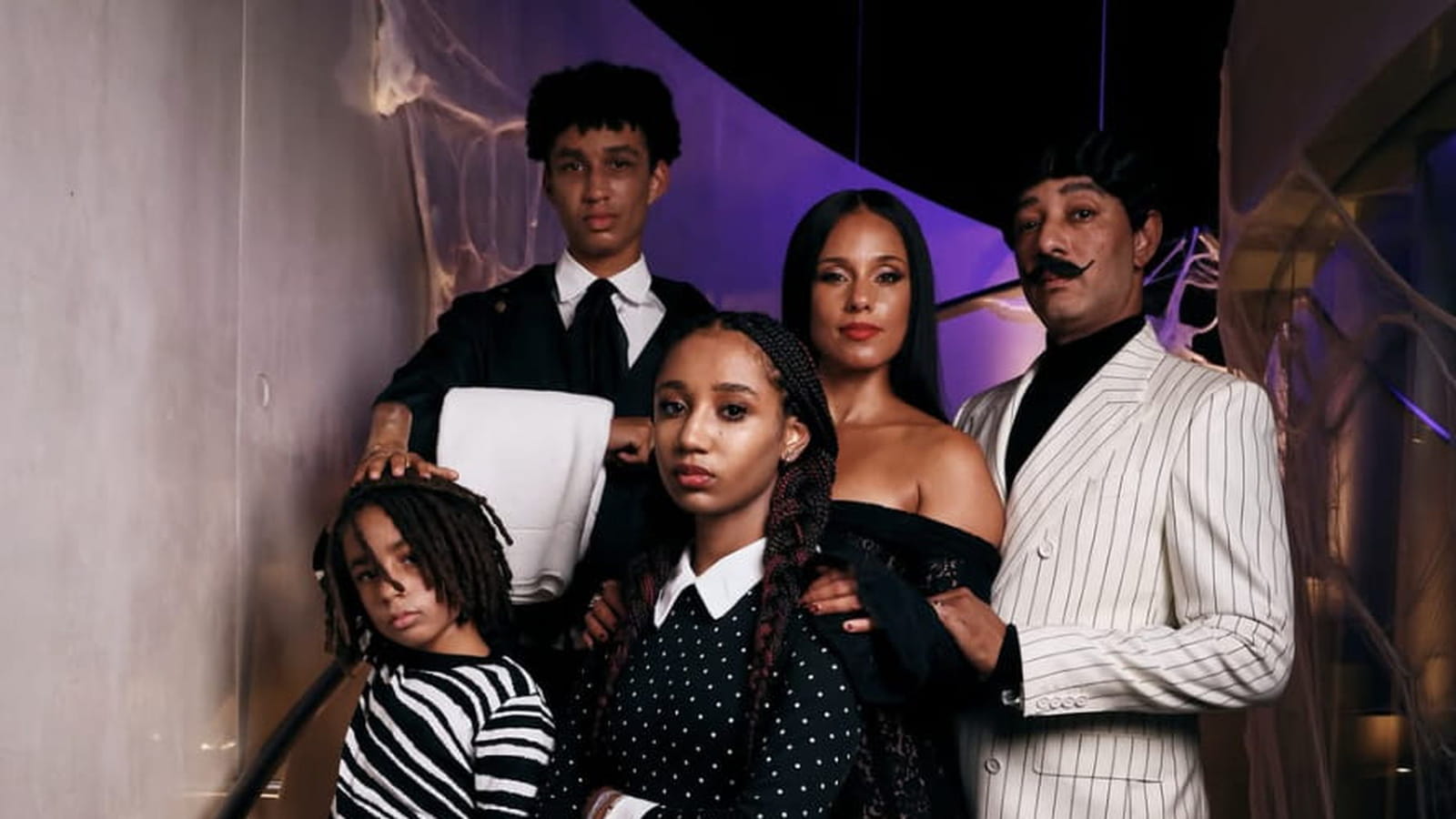 Alicia Keys et sa famille