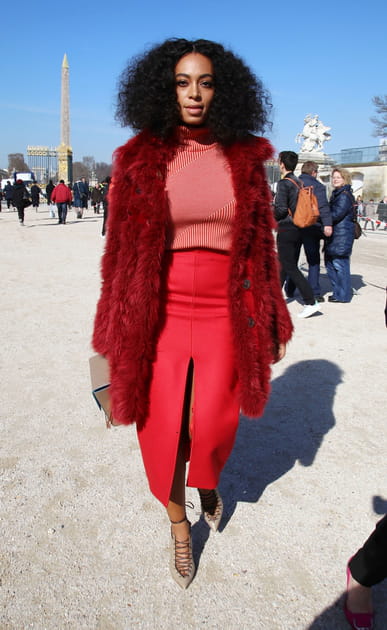 Solange Knowles au d&eacute;fil&eacute; Carven