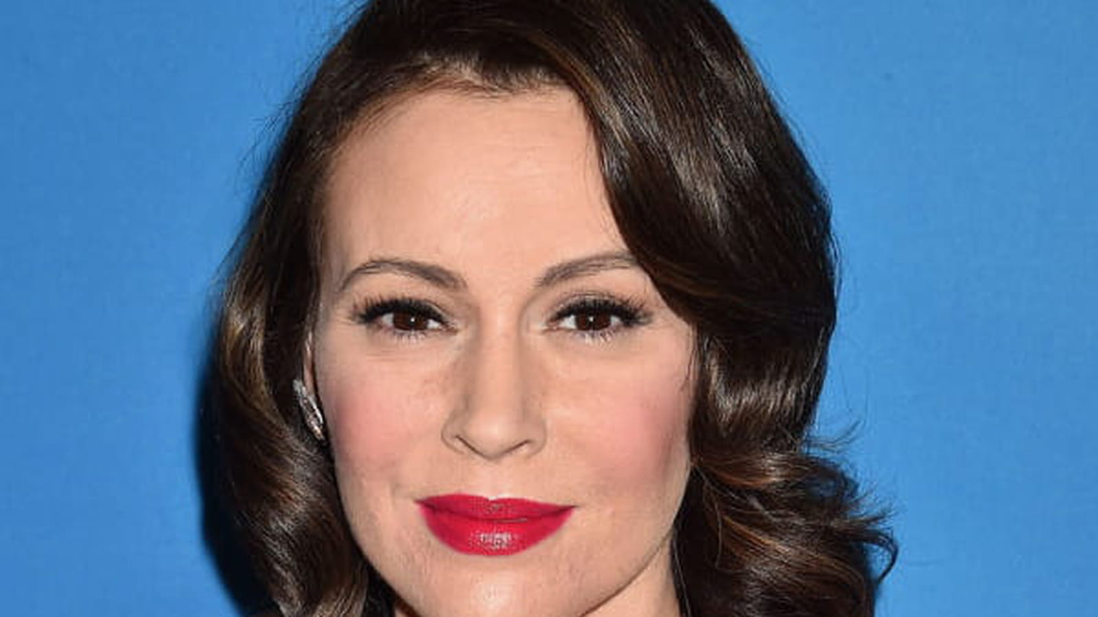 Alyssa Milano et son pin'up make-up