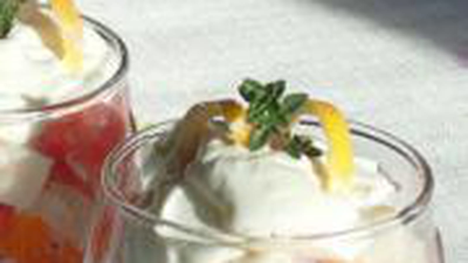 Verrine de pamplemousse au crabe