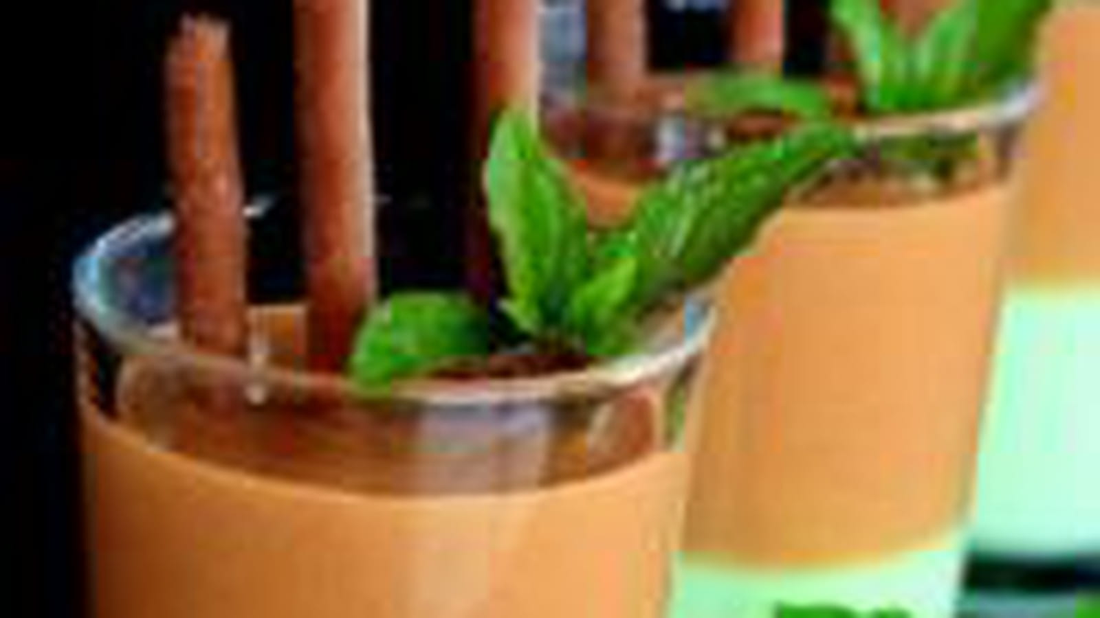 Verrines chocolat / menthe