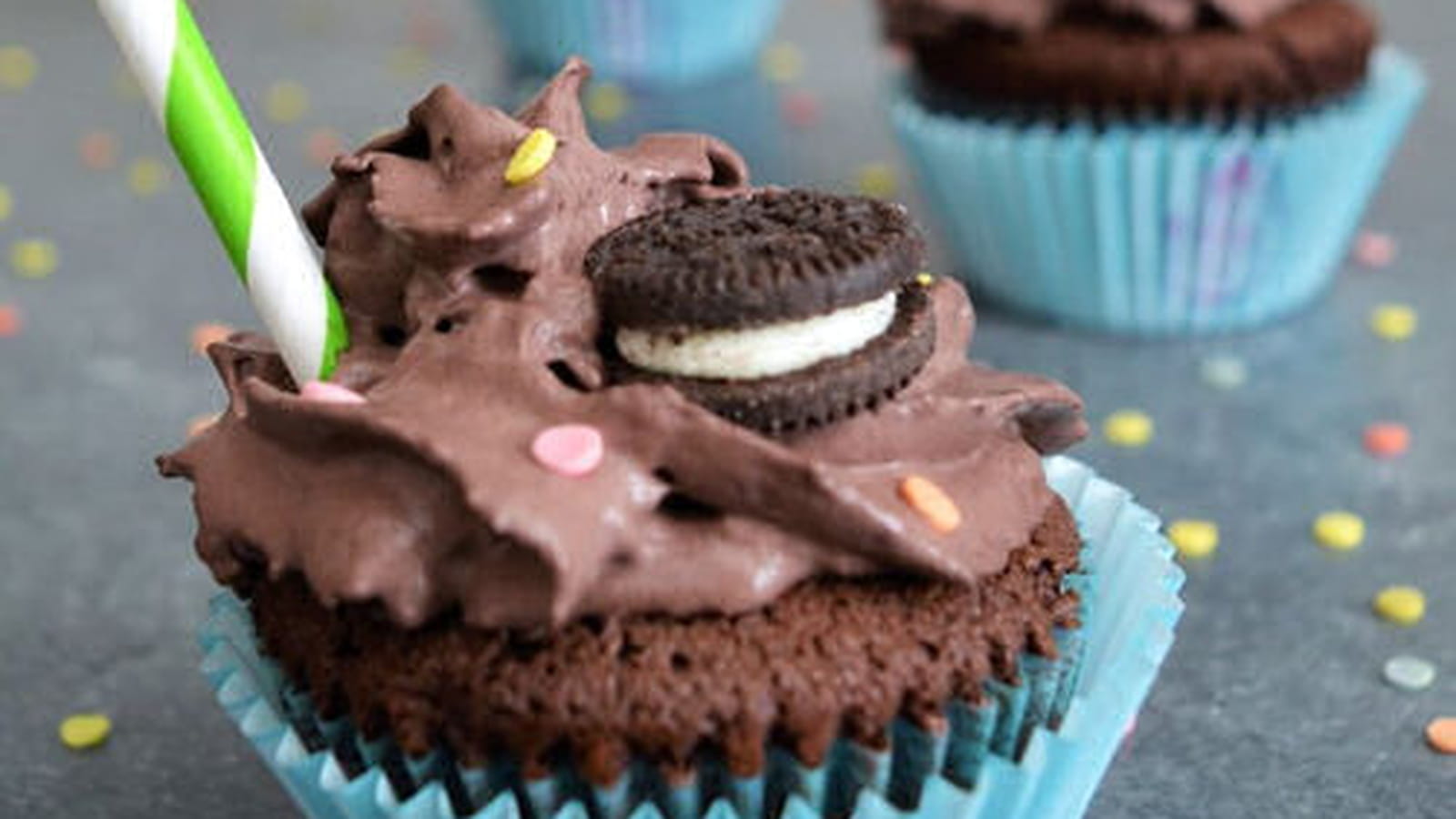 Cupcake chocolat et Oreo®