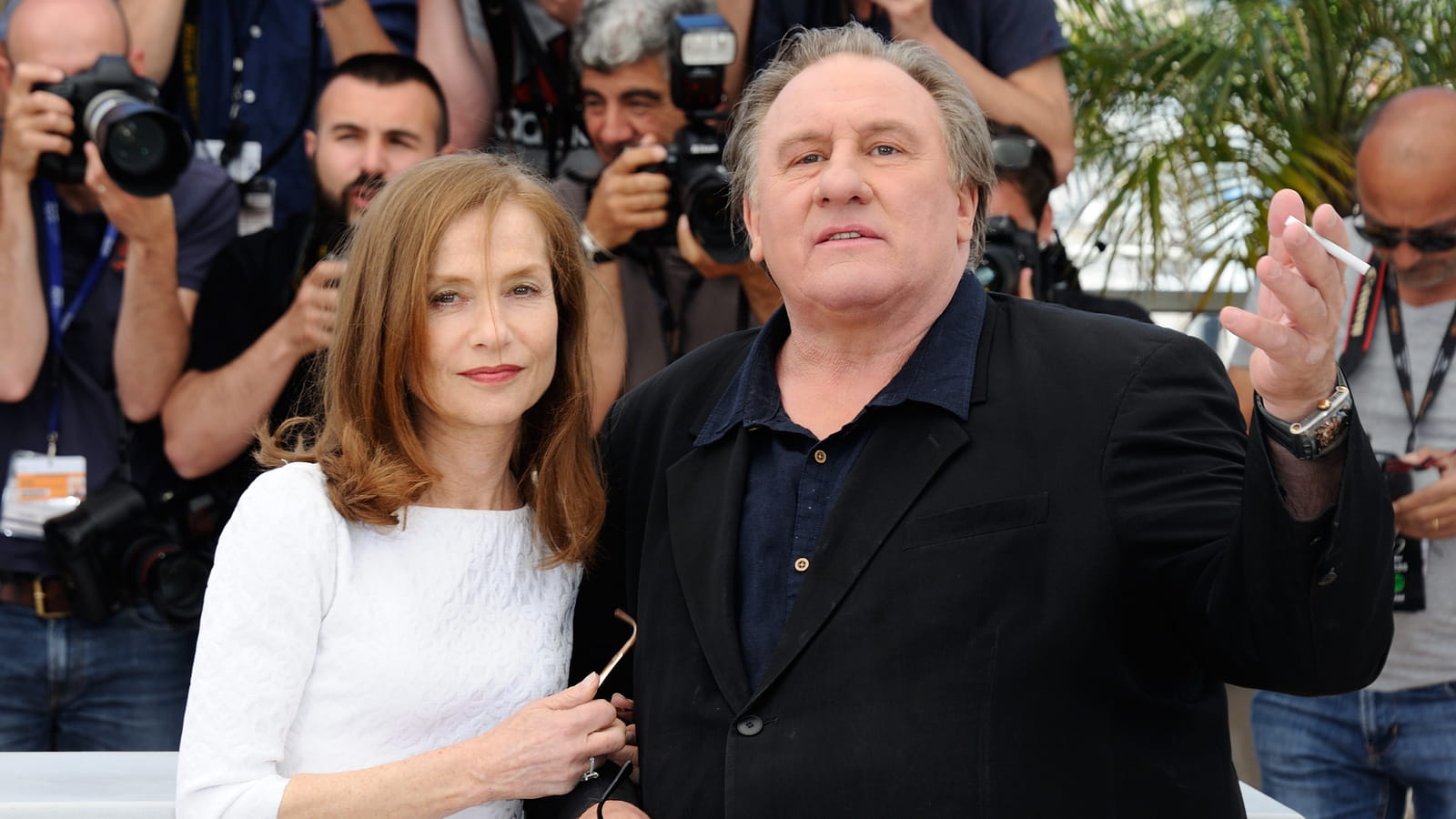 Gerard Depardieu et Isabelle Huppert