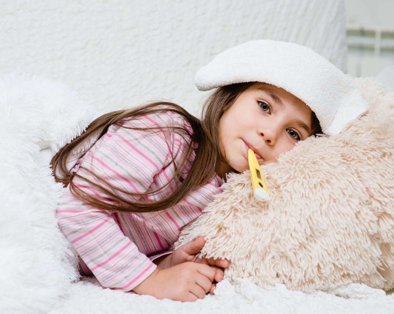 Enfant qui a la grippe : symptômes, que faire ?