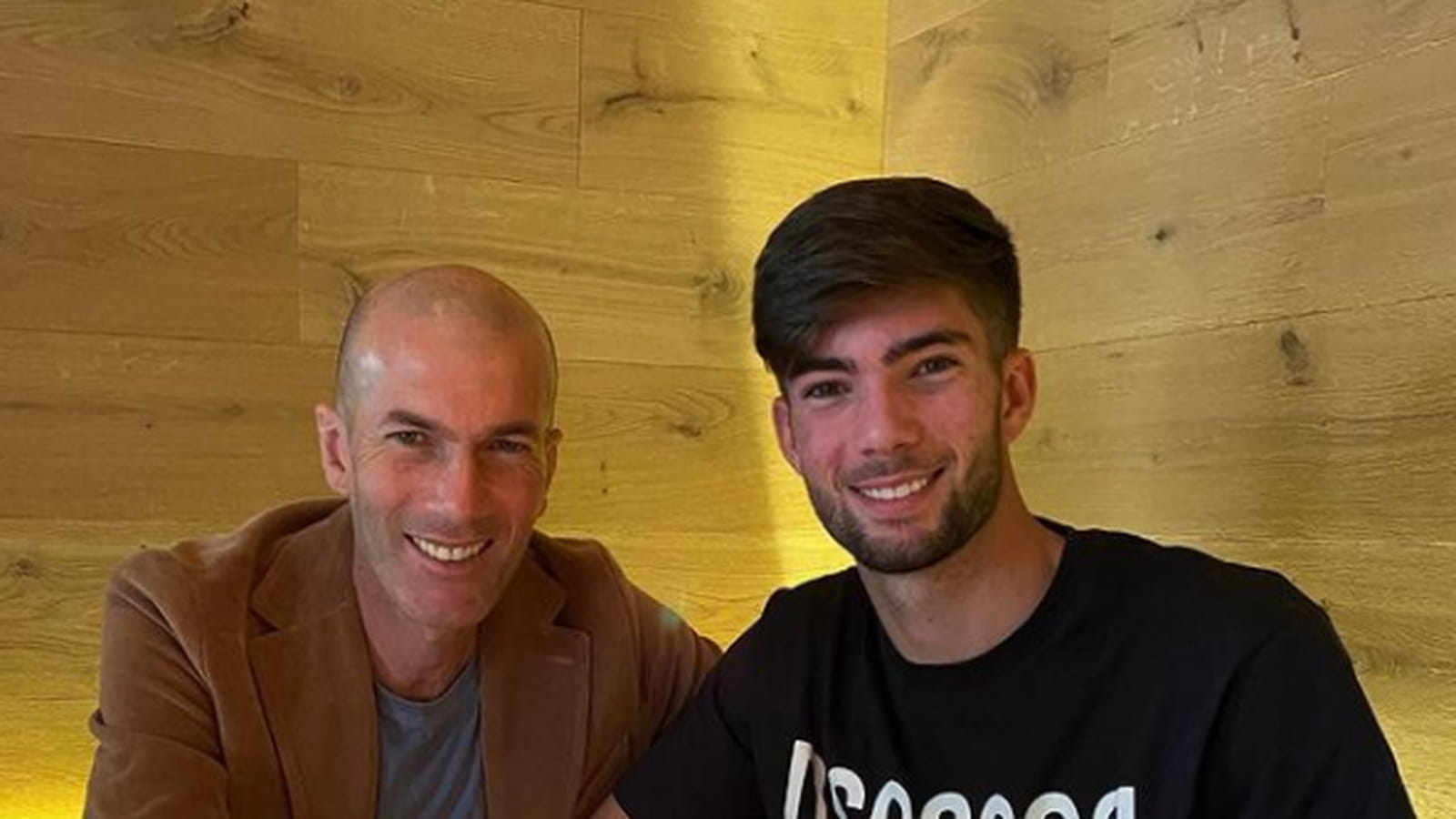 Zinédine et Enzo Zidane