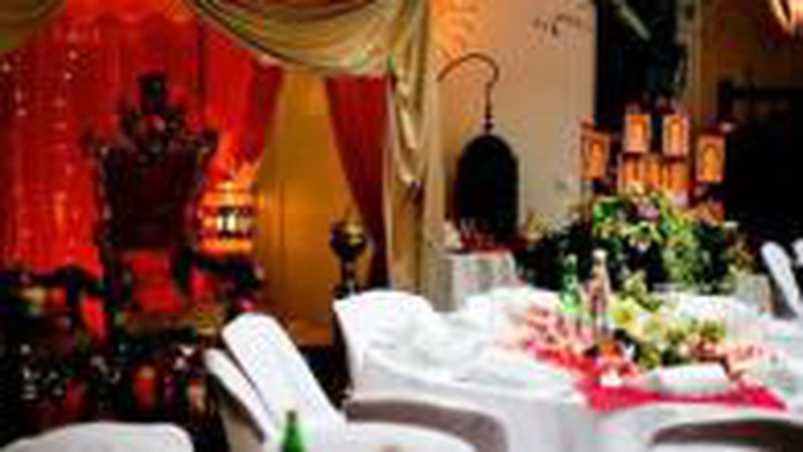 Déco de mariage orientale