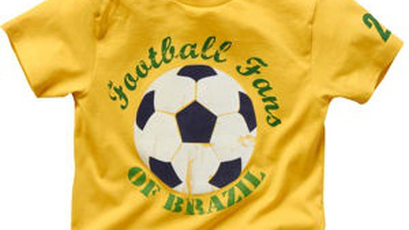 Tee-shirt garçon spécial coupe du monde de foot de Vertbaudet 