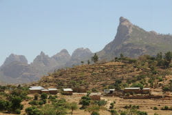 la vallée du tigré, en cours de reforestation. 