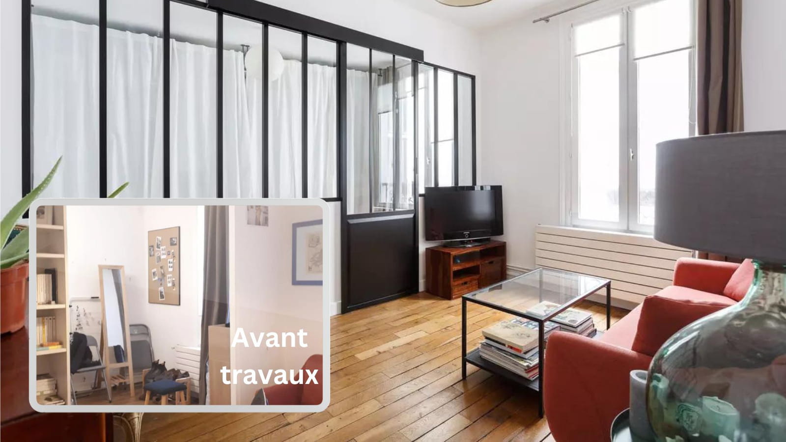 Avant-après petit appartement