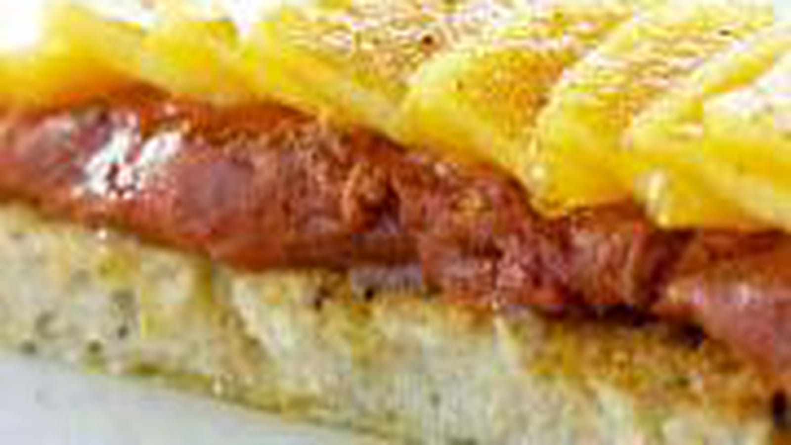 Tartine de kaki persimon à la sobrasada