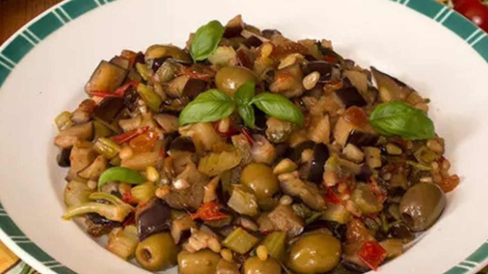Caponata sicilienne d'aubergines