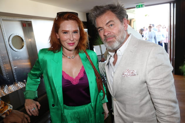 Audrey Fleurot et Clovis Cornillac posent ensemble au Peninsula Paris