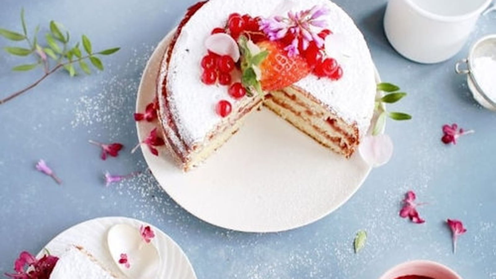 Gâteau léger à la framboise