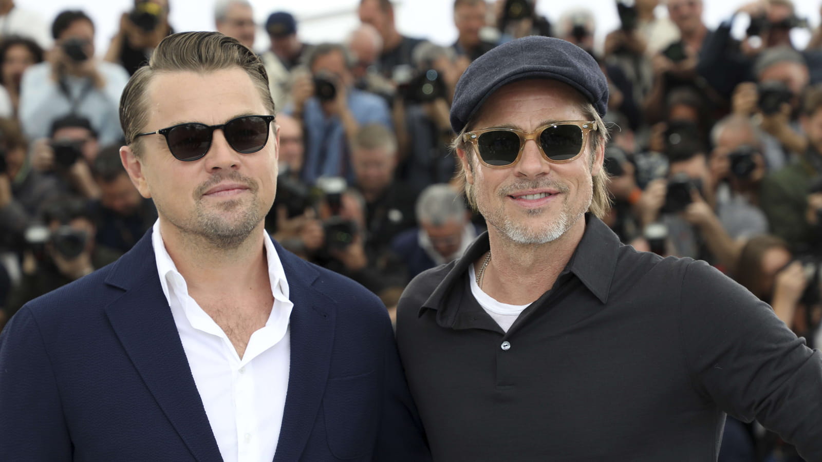 Leonardo DiCaprio et Brad Pitt