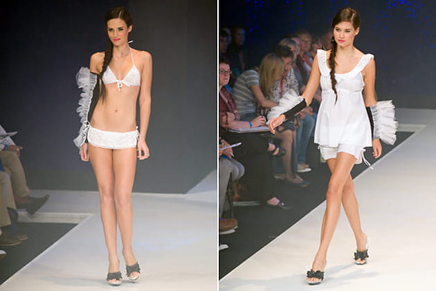 Au pied d'une cascade : éclats de blancs