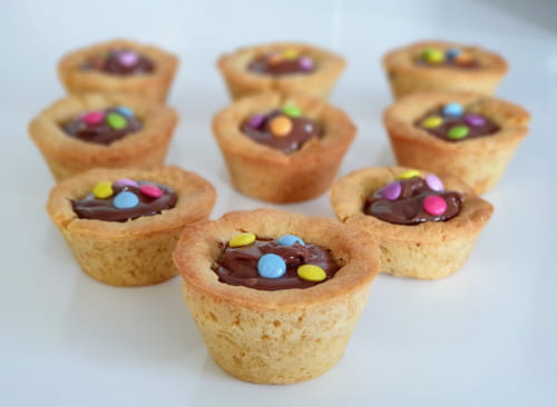 Cookies cups au nutella
