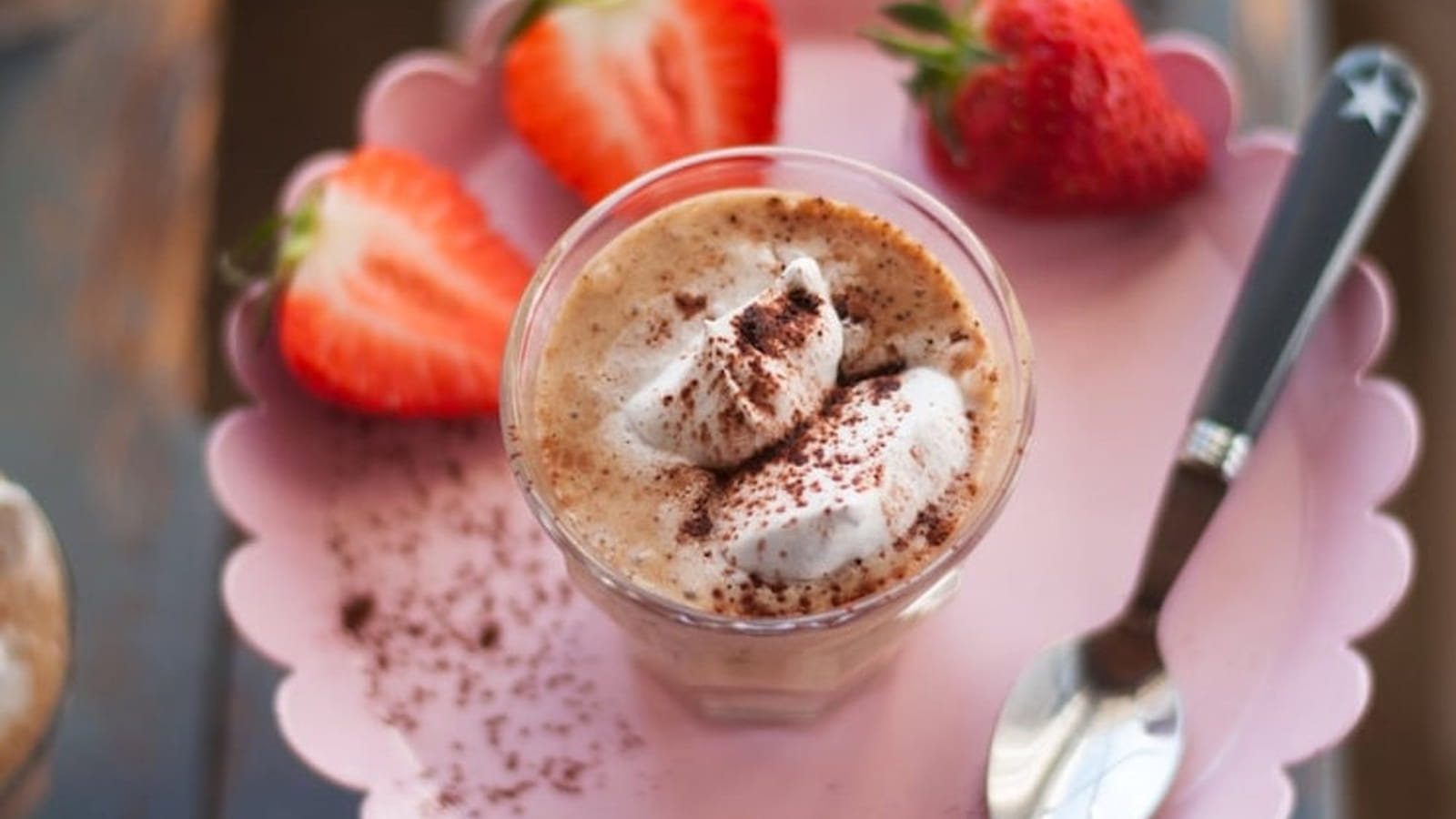 Liégeois végétaliens «cappuccino-noisette»