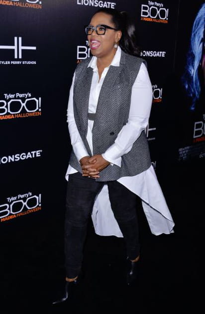 Oprah Winfrey en tenue chic et décontractée