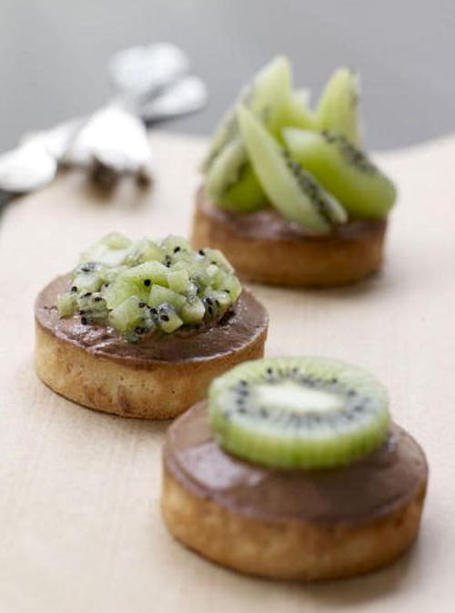 Tarte kiwi et sa mousse au chocolat