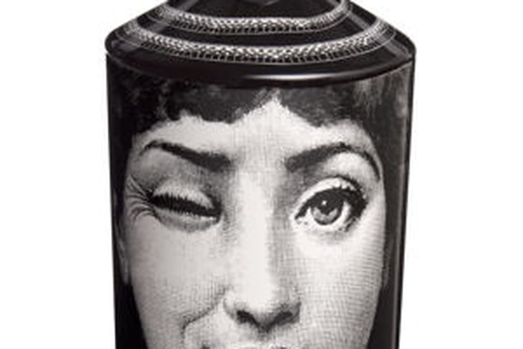 Bougie Parfumée Fornasetti – Grande Taille – Parfum Coton – Jaune – 120h De Combustion – Italienne