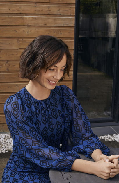 Le carr&eacute; court textur&eacute;