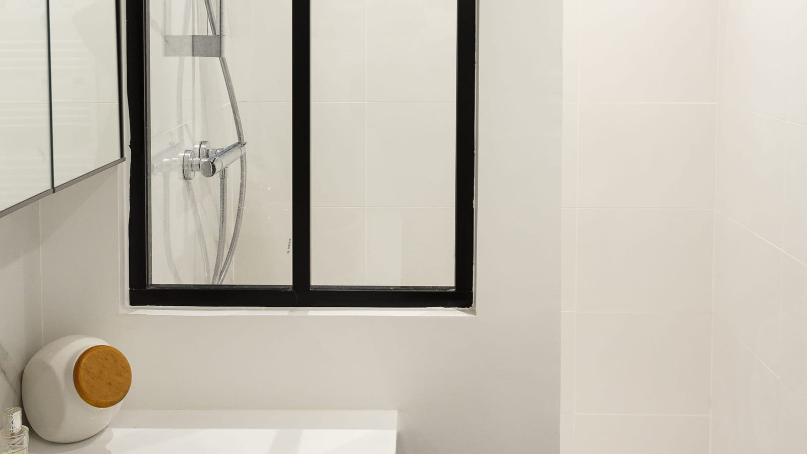 Salle de bains après