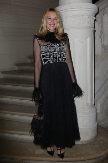 Ludivine Sagnier au défilé Valentino