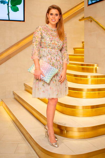 Beatrice d'York en robe fleurie