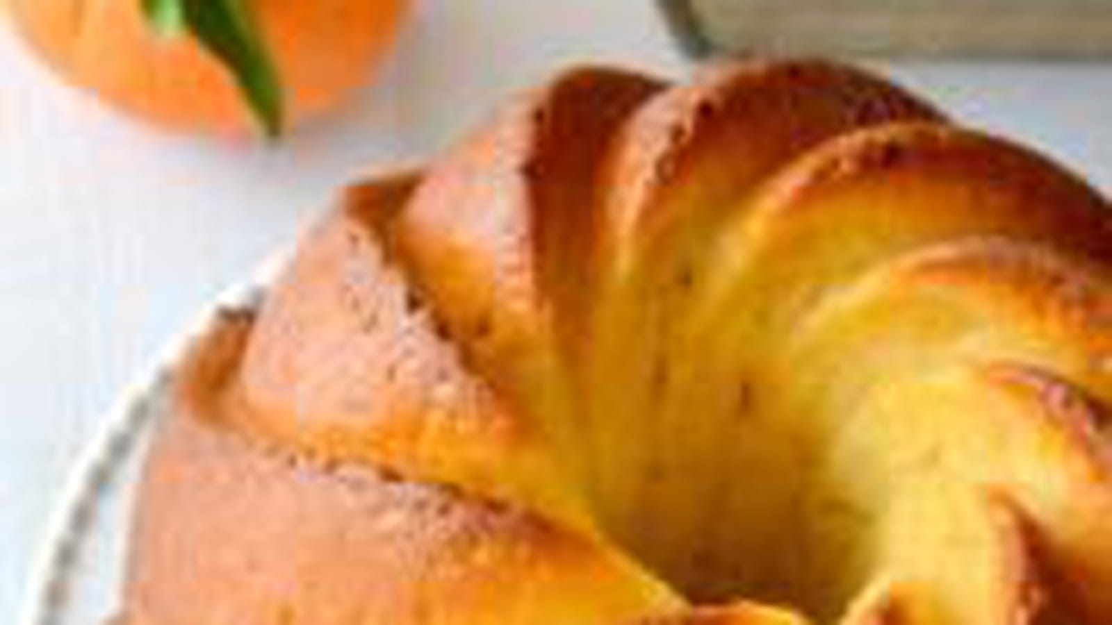 Bundt cake orange, amande et miel