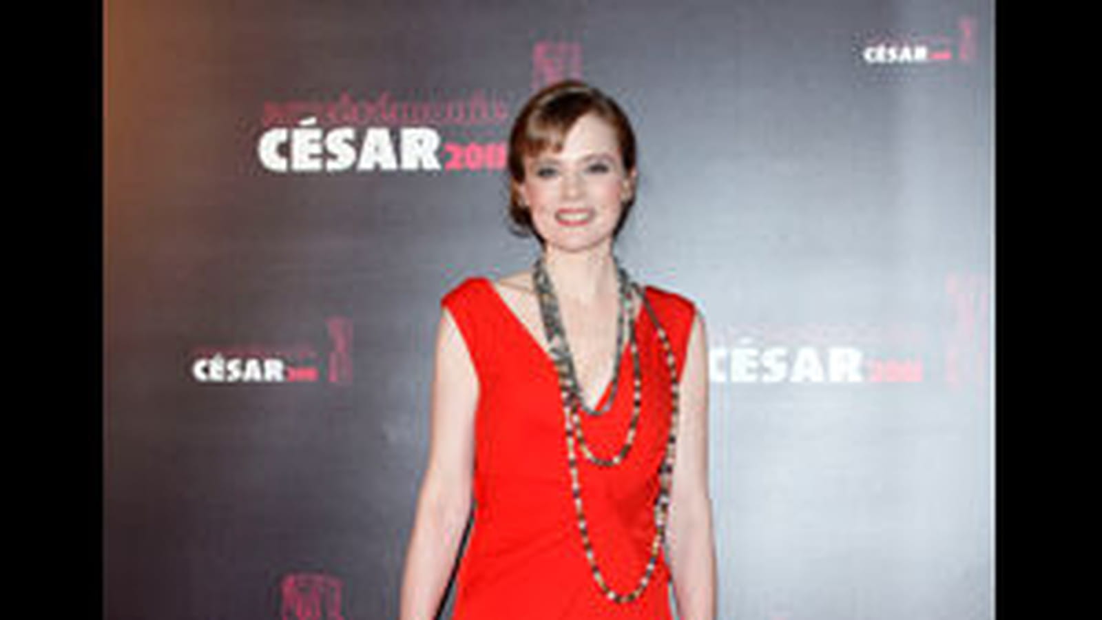 Isabelle Carré en Escada