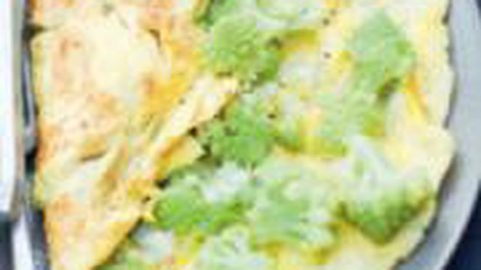 Omelette au chou romanesco