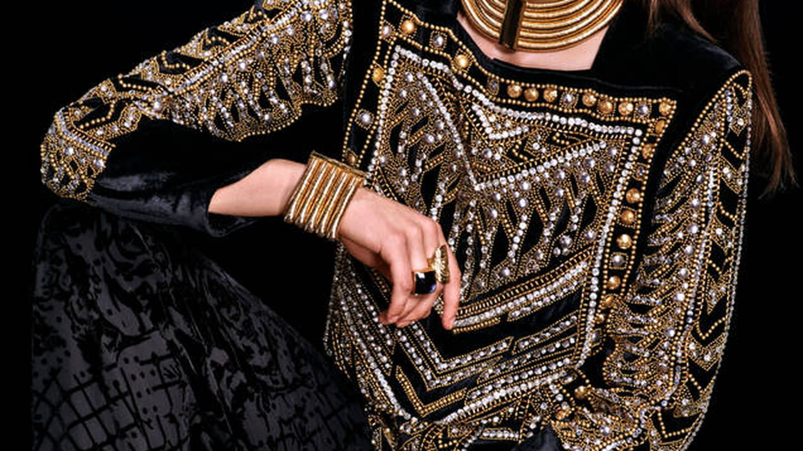 Look H&M X Balmain n°18