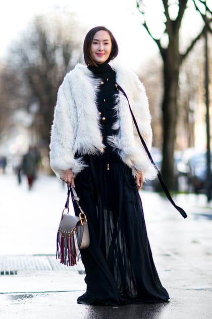 La robe boh&egrave;me d'hiver