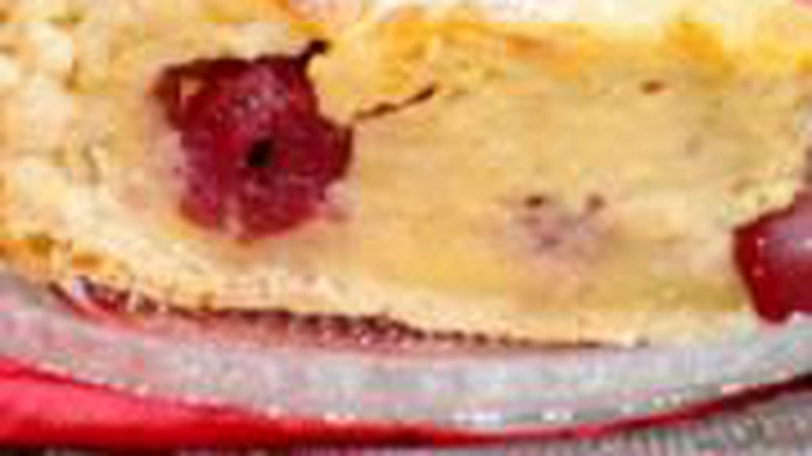 Tarte briochée aux cerises