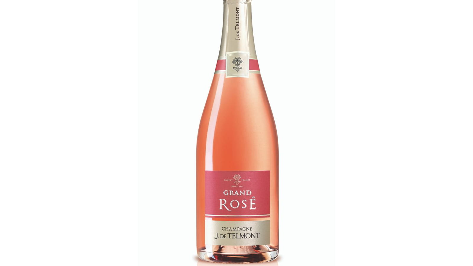 La bouteille Grand rosé brut de J. de Telmont