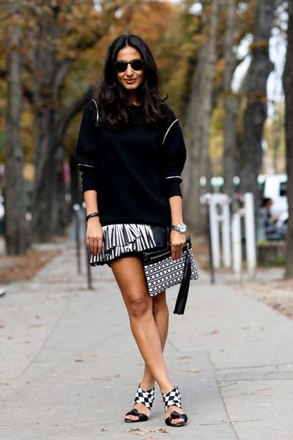 Street looks fashion week Paris&nbsp;: graphique